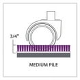 thumbnail image 5 of Trendsetter 119723 36 x 48 in. Rectangle Medium Pile Carpet Chair Mat with Anchor Bar, Driftwood, 5 of 7