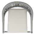 thumbnail image 4 of SAFAVIEH Greer Stackable Outdoor Patio Rope Chair, Grey, Set of 2, 4 of 7