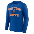 thumbnail image 2 of Men's Logo Athletic Royal New York Mets Heart & Soul Long Sleeve T-Shirt, 2 of 3