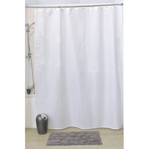 Evideco Solid Shower Curtain