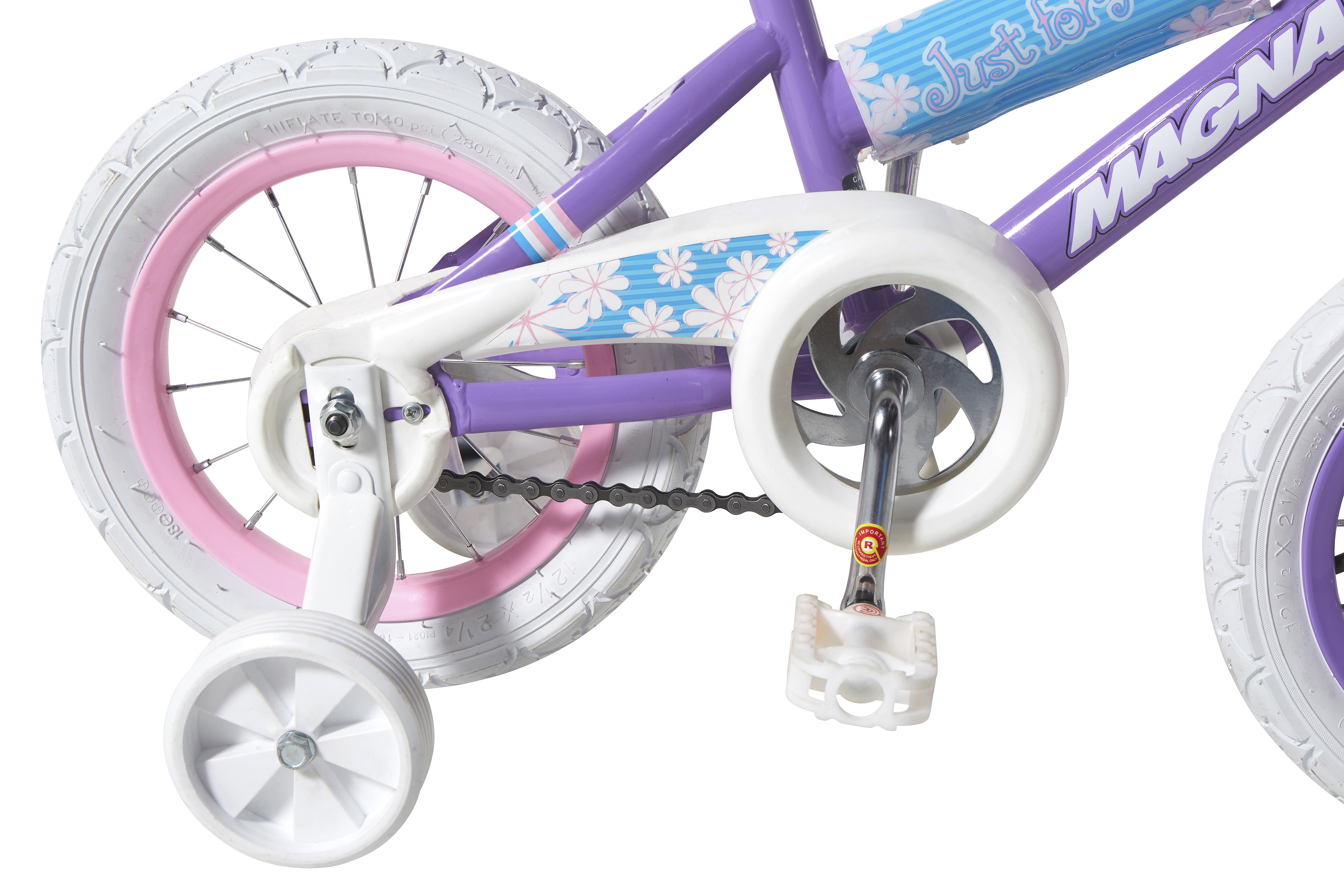 Willow Purple Dynacraft Magna Willow 12 Bike with Removable Training Wheels 