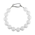thumbnail image 1 of Almencla Flagpole Retainer Ring Bead Chain Acrylic Beads Weights Flagpole Accessories White, 1 of 8