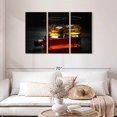 thumbnail image 2 of Elephant Stock Full Whiskey Bottle Wall Art - Horizontal Multi Panel Canvas - Living Room Wall Decor - Food And Drink Multi Panel - Black And Orange Decor - 45" x 28", 2 of 4
