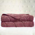 thumbnail image 4 of Home Soft Things 7 Piece Ogee Faux Fur Embroidery Bedspread Set - Dusty Cedar - Queen (90" x 90"), 4 of 8