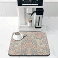 thumbnail image 2 of Ethnic Floral Coffee Station Mat Multipurpose Absorbent Mat with Paisley Design, Non-Slip Bottom Perfect for Coffee Machines & Drying Dishes, 2 of 4