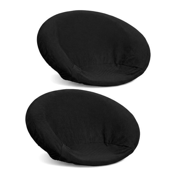 2Pcs Cushion Cover,Removable Round Moon Chair Protector – Saucer Chair Cover, High Elastic Cushion Cover, Machine Washable