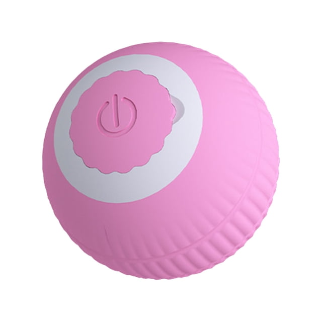 Juguetes rodantes para gatos, bola autogiratoria recargable por USB, ABS para jugar con perros gatitos