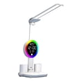 thumbnail image 2 of Lámpara de escritorio LED ajustable, recargable por USB, para guardería, brillante Reloj, 2 of 9