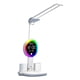 thumbnail image 2 of Lámpara de escritorio LED ajustable, recargable por USB, portátil, con control táctil, regulable Reloj, 2 of 9