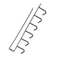thumbnail image 1 of Storage Rack Hanging Hook Iron Multifunction Kitchen Storage Rack Cupboard Shelf Hanging Hook Wardrobe Organizer Holder White, 1 of 8