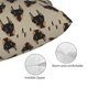 thumbnail image 3 of Fotbe Cute Black Dog Funda de Almohada Decorativa Estilo Occidental, Lujo en Algodón, Fundas para Almohadas King, Cojín Estampado para Decoración del Hogar-16"x24", 3 of 6