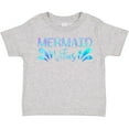 thumbnail image 3 of Inktastic Mermaid Vibes Text in Blues Boys or Girls Toddler T-Shirt, 3 of 5