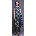 thumbnail image 5 of Bimba Printed Straight Tunic DressesÂ&nbsp;ForÂ&nbsp;Women Sleeveless Side Slit Kurti, 5 of 6