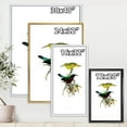 thumbnail image 4 of Designart 'Ancient Australian Birds XV' Traditional Framed Canvas Wall Art Print, 4 of 5