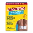 thumbnail image 4 of (2 pack) Aspercreme Lidocaine Pain Relief Patch XL for Back, Neck & Shoulder Pain, Topical Patches With Max-Strength 4% Lidocaine & Flexible Fabric Numbs Away Pain, 4 Ct., 4 of 13
