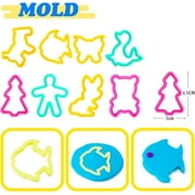 22 Pcs Play Dough Tools Kit, Playdough Pack Sets for Kids Ages 3-4, Birthday Party Favors, Toys for Girls 3 4 5 6 Years
