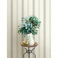 thumbnail image 3 of Chesapeake Lovage Charcoal Linen Stripe Wallpaper, 3 of 7