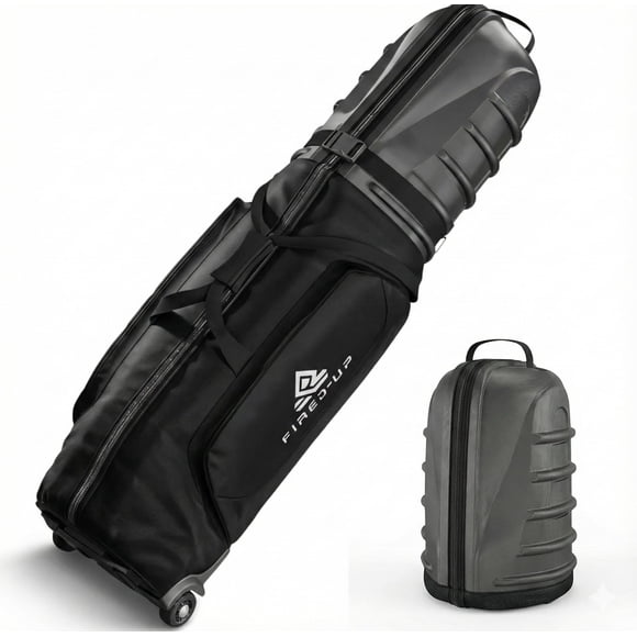 Bolsa de viaje de golf FIRED-UP Carcasa rígida 1680D con ruedas