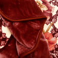 thumbnail image 3 of DBOZE Queen Size, Weighted Warm Heavy Korean Mink Fleece Blanket, Single Ply, Soft and Warm, Thick Mink Blanket Pink Flower, 3 of 5