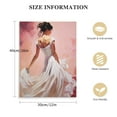 thumbnail image 2 of COMIO  (TM - White Skirt Dancer - Ballet Dancing Series. Modern Abstract Reproduction. Giclee Canvas Prints Wall Art for Home Decor, Stretched and Framed Ready to Hang, 2 of 5