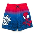 thumbnail image 4 of Marvel Spidey and His Amazing Friends Spider-Man UPF 50+ Cosplay Rash Guard and Swim Trunks Outfit Set Toddler, 4 of 5