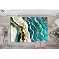 thumbnail image 5 of Modern Marble Rugs, 3D Printeds Rugs, Blue And Gold Marble Rug, Blue Marble Rug, Alcohol Ink Rug, Small Rugs, Personalized Gifts Rugs, 1.7'x2.3' - 50x70 cm, 5 of 8