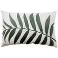 thumbnail image 1 of hometrends Embroidered Leaf Decorative Cushion, 1 of 3