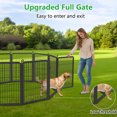 thumbnail image 3 of Jhsomdr Heavy Duty Dog Playpen 14 Panels 40"Height x 27"Width Dog Fence Exercise Pen with Doors Pet Puppy Outdoor Playpen Pen for RV, Camping, Yard, 3 of 7