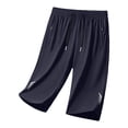 thumbnail image 4 of EaskTriop Men's Casual 3/4 Crop Jogger Pants Below Knee Sweatpants with Zipper Pockets, Performance Breathable Workout Outdoor Trousers, 4 of 6