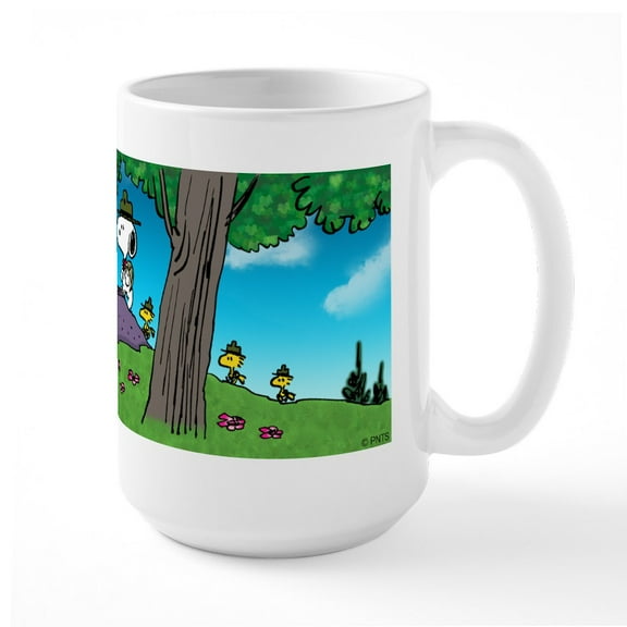CafePress - Nature Walk Large Mug - 15 oz Ceramic Large White Novelty Mug