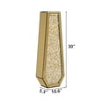 thumbnail image 2 of SHYFOY 30" Tall Floor Vase Gold Crushed Diamond Tall Vases for Decor Living Room, 2 of 6