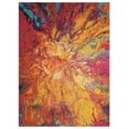 thumbnail image 2 of Nourison Celestial Abstract Cayenne 5'3" x 7'3" Area Rug, (5x7), 2 of 6