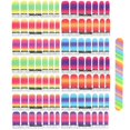 thumbnail image 2 of Manicure Sticker Set Gradient Color Waterproof Nail Polish Strips Nail Decorations, 2 of 4