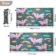 thumbnail image 3 of Pink Unicorns Beach Towel - Lightweight Compact Oversized Travel Towels - Super Absorbent Quick Dry Towel for Swimming Camping Holiday（485） Wash cloth, 3 of 7