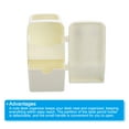 thumbnail image 3 of Uxcell Pencil Holder Pen Holder for Desk Cute Plastic Pencil Holders Cup Organizer Fridge Shape, White, 3 of 6