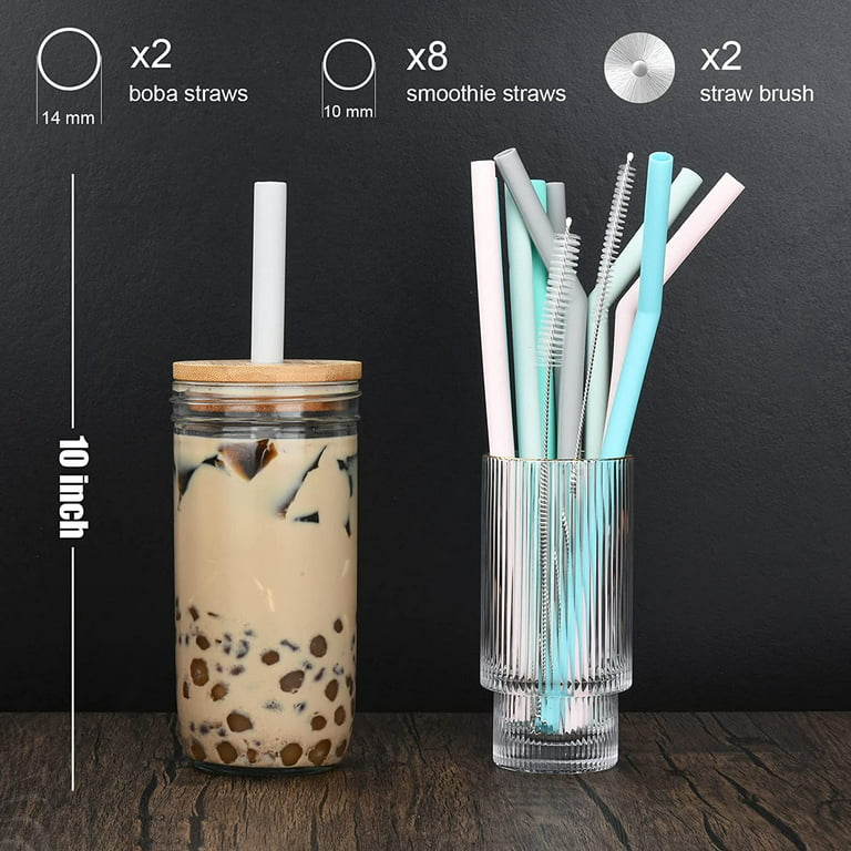Extra plastic reuseable straws for tumblers (2 Set of 10) – CC
