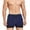 AB23 Blue, variant on Men Swim Trunks Elastic Waist Double Layered 2 In 1 Swim Shorts Lightweight Breathable Mens Beach Vacation Solid Color Board Shorts Size Xl Blue