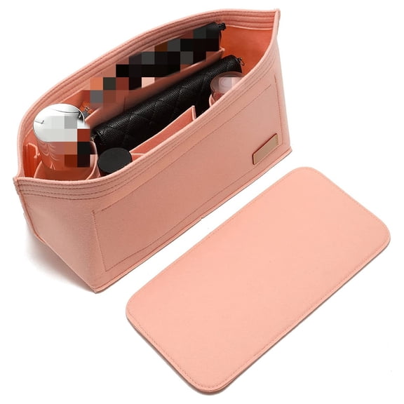 Stylish Cosmetic Bag Insert Organizer for Women's Makeup and Accessories, Fit for Speedy and MM Liner, Multiple Pockets for Storage and Organization