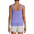 thumbnail image 3 of Secret Treasures Women's and Women's Plus Size Knit Gauze Tank Top, 3 of 5