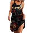 thumbnail image 7 of Censtreet Nightgown for Womens Nightshirt Summer Sleepwear Vacation Style Hawaiian Print Sleep Tank Chemise Sleeveless Dress, 7 of 7