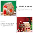 thumbnail image 3 of FELTECHELECTR 2 juegos de galletas navideñas, casa luminosa, juguete educativo, material de bricolaje, 3 of 7