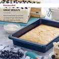 thumbnail image 3 of KitchenAid Aluminized Steel Nonstick 9x13-inch Sheet Cake Pan and Baking Dish, Ink Blue, 3 of 11