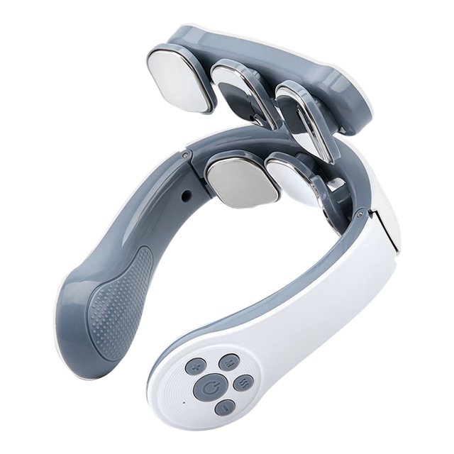 Heliisoer 6 Heads Cervical Spine Massager Shoulder And Neck Intelligent Heating Shoulder And Neck Massager