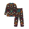 thumbnail image 2 of Bingfone Men'S Pajama Set 2 Piece Loungewear Pjs, Long Sleeve With Pajama Pants-Colorful Mexican2, 2 of 9