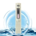 thumbnail image 1 of 1 paquete de medidor TDS de agua, probador de calidad del agua, pantalla LCD, medidor de agua de prueba de precisión para agua potable, acuarios, sistema RO, piscina oscilante y más (gris), 1 of 5