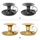 thumbnail image 3 of Candelabro ornamental de 2 piezas Toystoory para sala de estar soporte para restaurante Negro, 3 of 6