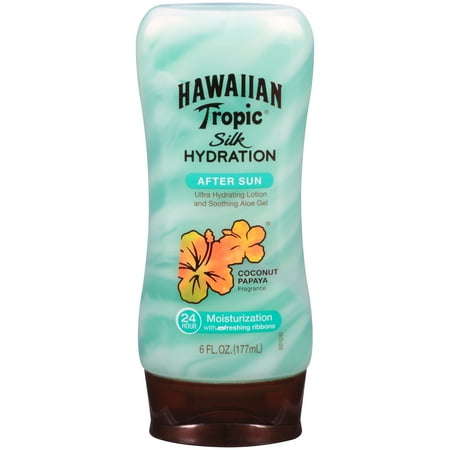 Hawaiian Tropic Silk Hydration Coconut Papaya After Sun Lotion - 6 Ounces
