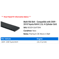 thumbnail image 2 of Multi Rib Belt - Compatible with 2009 - 2018 Toyota RAV4 2.5L 4-Cylinder GAS 2010 2011 2012 2013 2014 2015 2016 2017, 2 of 2