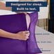 thumbnail image 4 of Funda de almohada BLISSFORD de satén morado para el cuidado del cabello y la piel, paquete de 2, 4 of 9