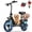 Black, variant on INSDRGN Electric Scooter with Seat, 1600W Peak Motor, 48V 16AH Battery, 20MPH, 42Miles Foldable 14" E Scooter for Commuting, Black